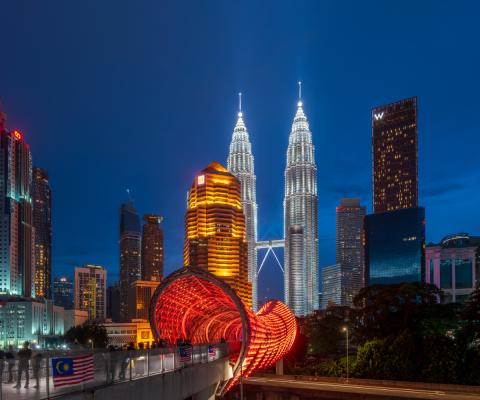 Kuala Lumpur at night