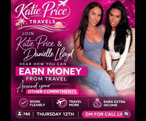 Katie Price Travels marketing