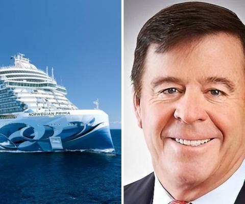 Norwegian Prima and John Chidsey