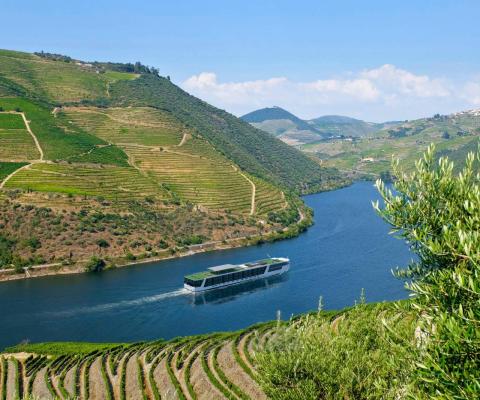 River cruise ship rendering in the Douro