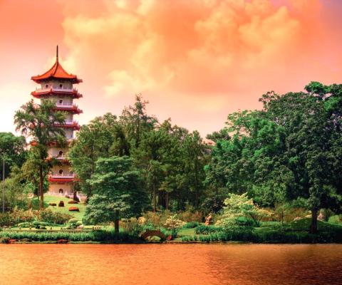 Scenic shot of Singapore