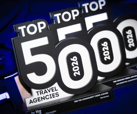 Top 50 Travel Agencies 2026 trophies