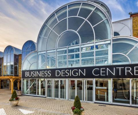 Exterior entrance view of Business Design Centre