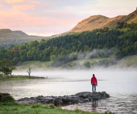 Glencar Lake in County Leitrim