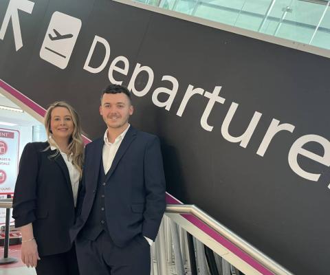 Michael Connolly and Sarah Baum, co-founders at AllWays Travel