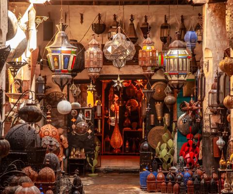 Marrakech's souks are a popular tourist attraction