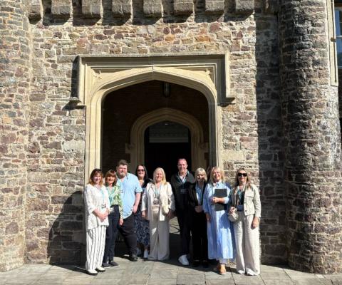 Sam Smith Travel team at event in Hensol Castle, Wales