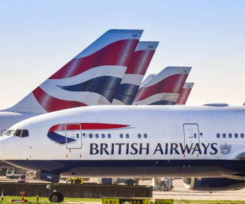 A British Airways aircraft