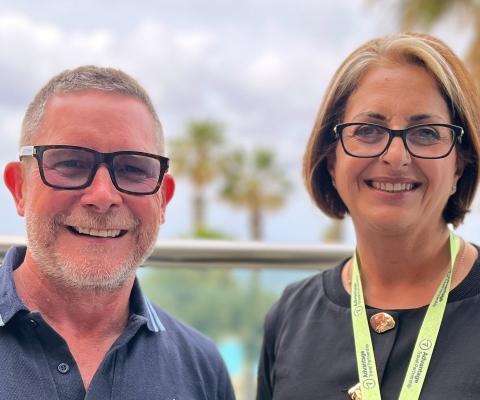 Advantage's John Sullivan and Julia Lo Bue-Said
