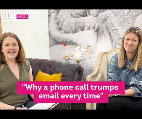 Pippa Jacks interviewing Helen Roberts