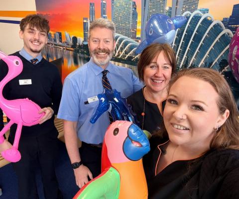 Hays Travel team at Stansted