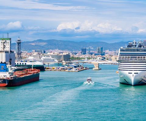Barcelona's cruise port