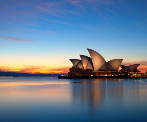 Sydney Opera House at dusk