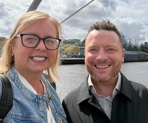 Brilliant Travel's Aileen Rutherford and Dan Steabler