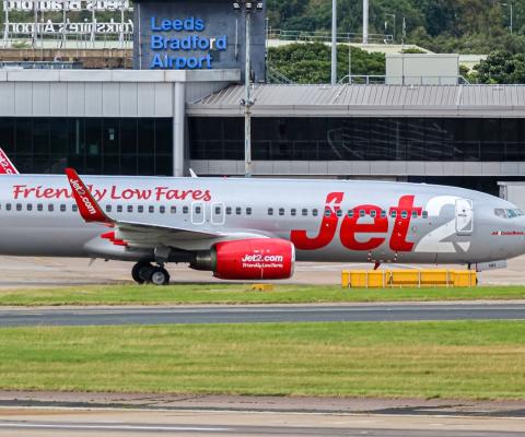 Jet2 at Leeds Bradford airport