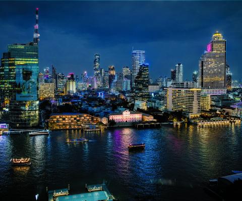 Exterior of The Langham, Custom House, Bangkok.