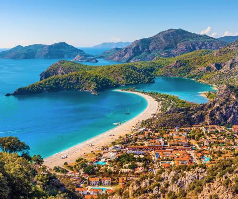 Oludeniz beach in Turkey