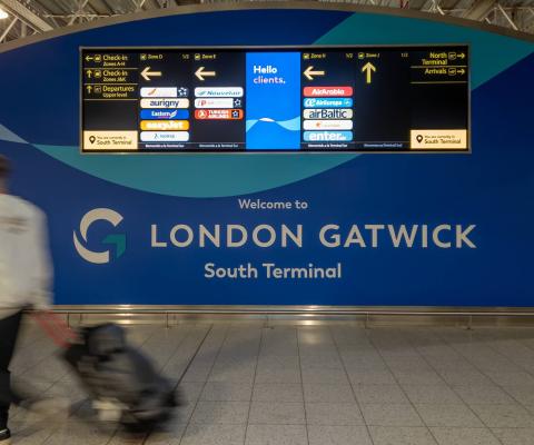 Gatwick airport interiors