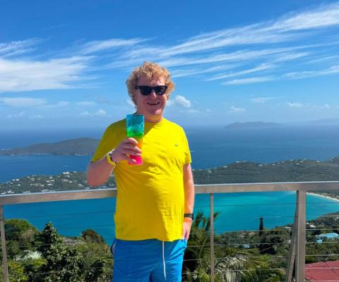Jamie Doherty in the Caribbean