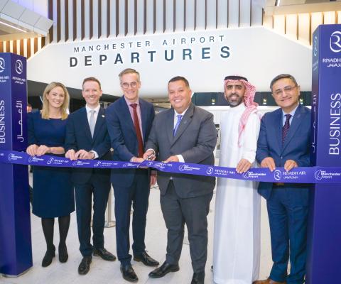 The inaugural flight from Manchester departed on 17 September 