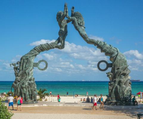 Beachfront at Playa del Carmen