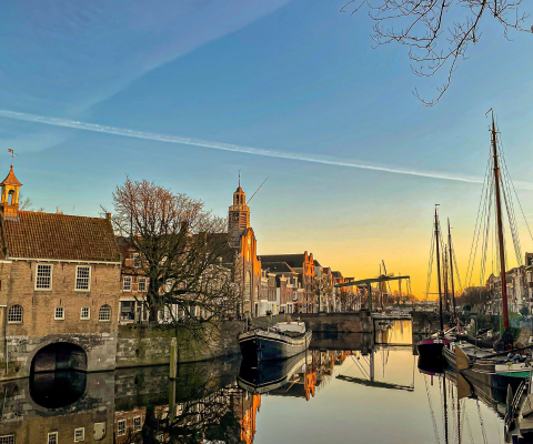 City with canal
