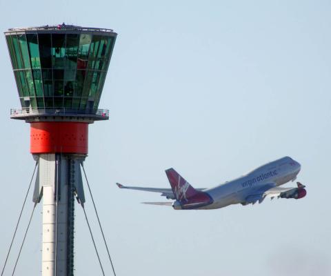 Heathrow control tower