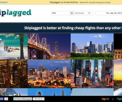 Skiplagged screengrab