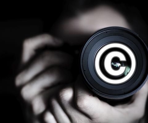 Photo copyright concept (stock)
