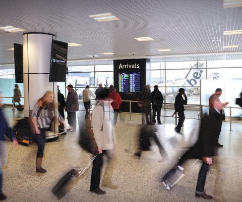 Birmingham airport - arrivals
