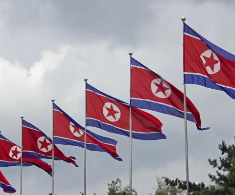 North Korea Flags
