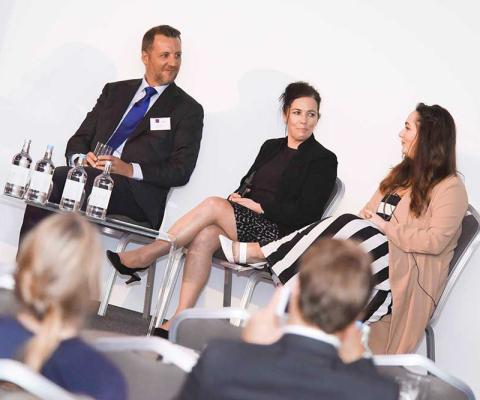 luxury seminar panel Stuart McNair Jessica Hargreaves Tiffany Woodley