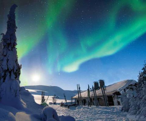 Lapland northern lights