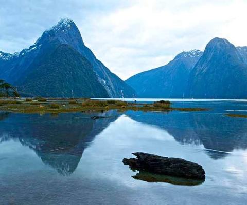 New Zealand Mountains Lake