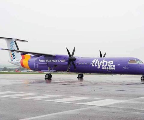 Moye Flybe Purple Plane