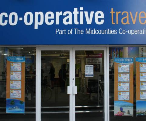 Midcounties Co-operative Travel shop