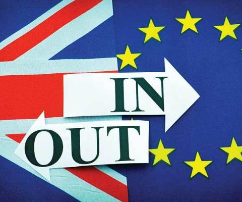 Brexit flags ThinkstockPhotos 516295574