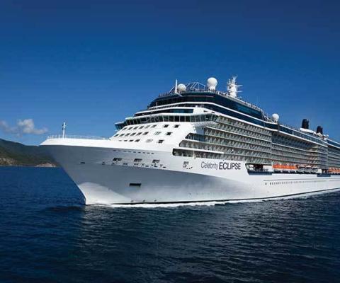 Celebrity Cruises Eclipse Aerial