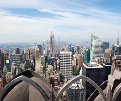 New York City top of the rock
