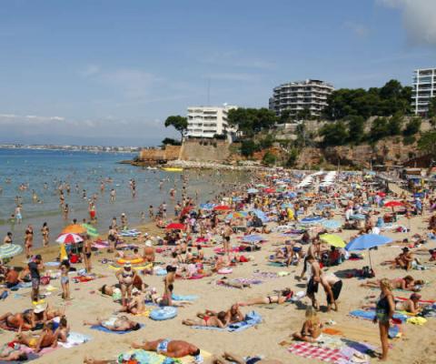 Salou, Spain, tourists