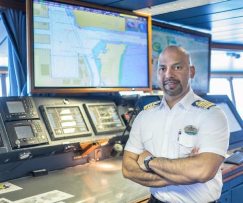 Captain Aris Medina Captain of Royal Caribbeans Navigator of the Seas 2