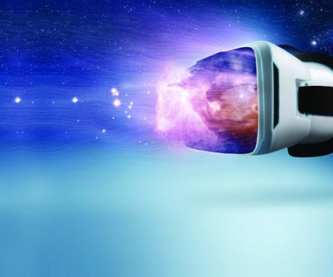 Virtual reality headset, VR