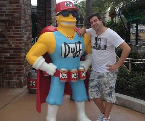 Duff Beer Man Universal Orlando