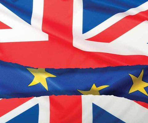 Union Jack and EU flag iStock_95347247