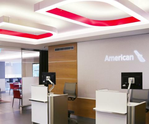 American Airlines Heathrow lounge