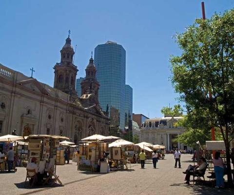 Plaza de Armas, Santiago, Chile