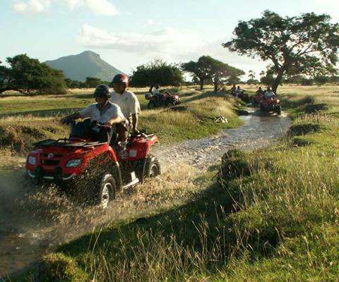 Quad canal in Mauritius