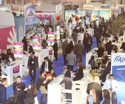 WTM 2016 day two busy atrium