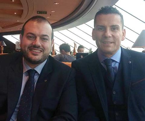 Antonio Paradiso (left) and Steve Williams (Right), MSC Cruises