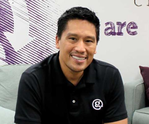 Bruce Poon Tip at G Adventures' offices